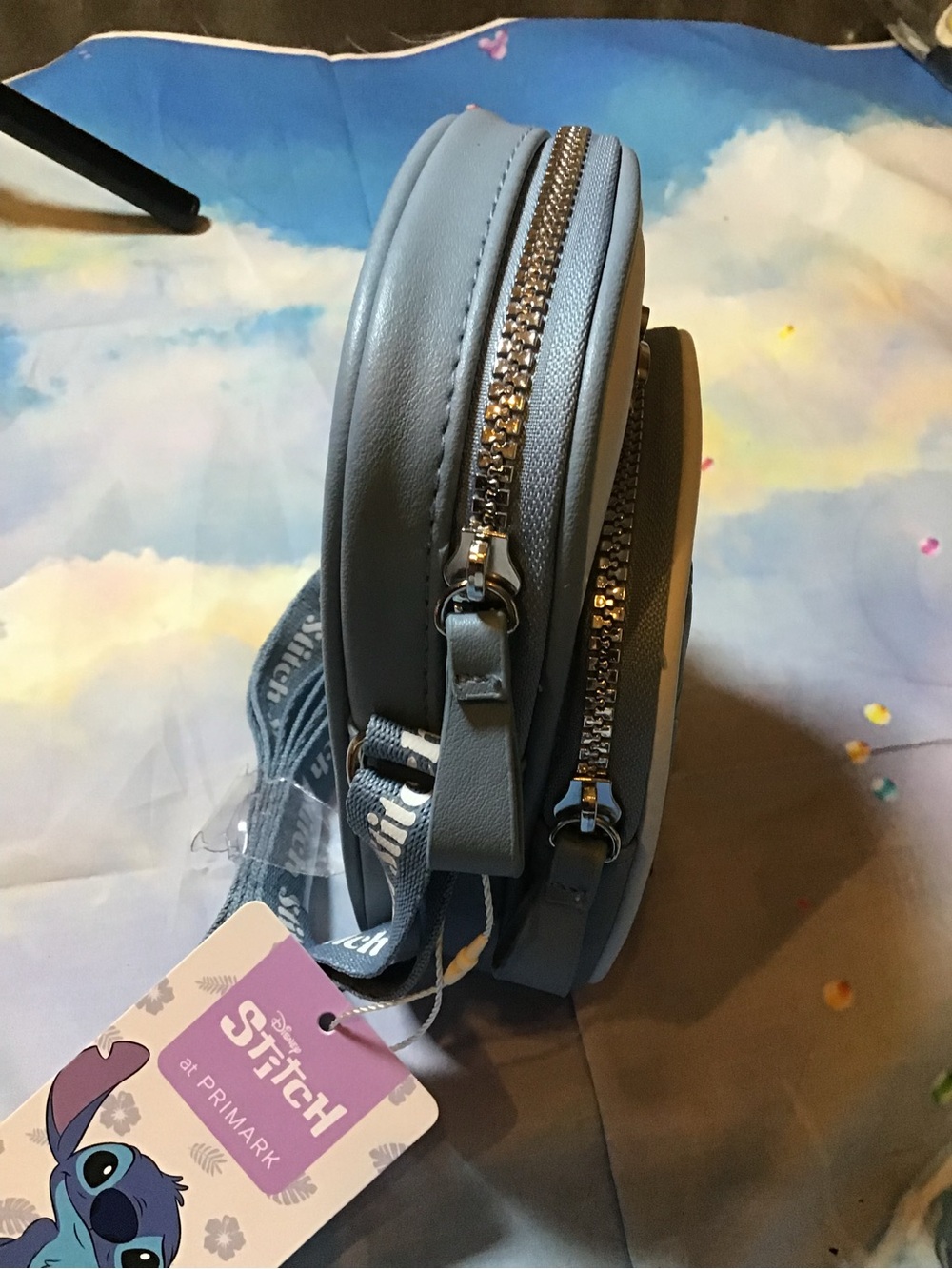 Disney primark stitch and Scrump blue crossbody cell phone holder bag-new - Picture 3 of 3